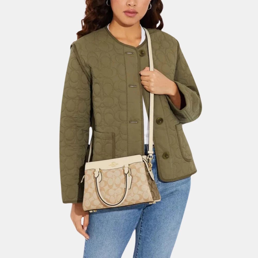 Coach Mini Darcie Carryall in Colorblock Signature Canvas - DIVA ONLINE STORE