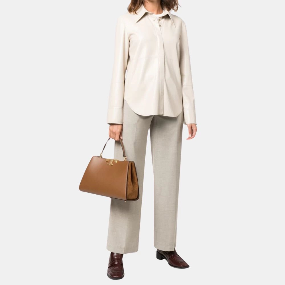 Tory Burch Eleanor Satchel Bag (Moose) - DIVA ONLINE STORE