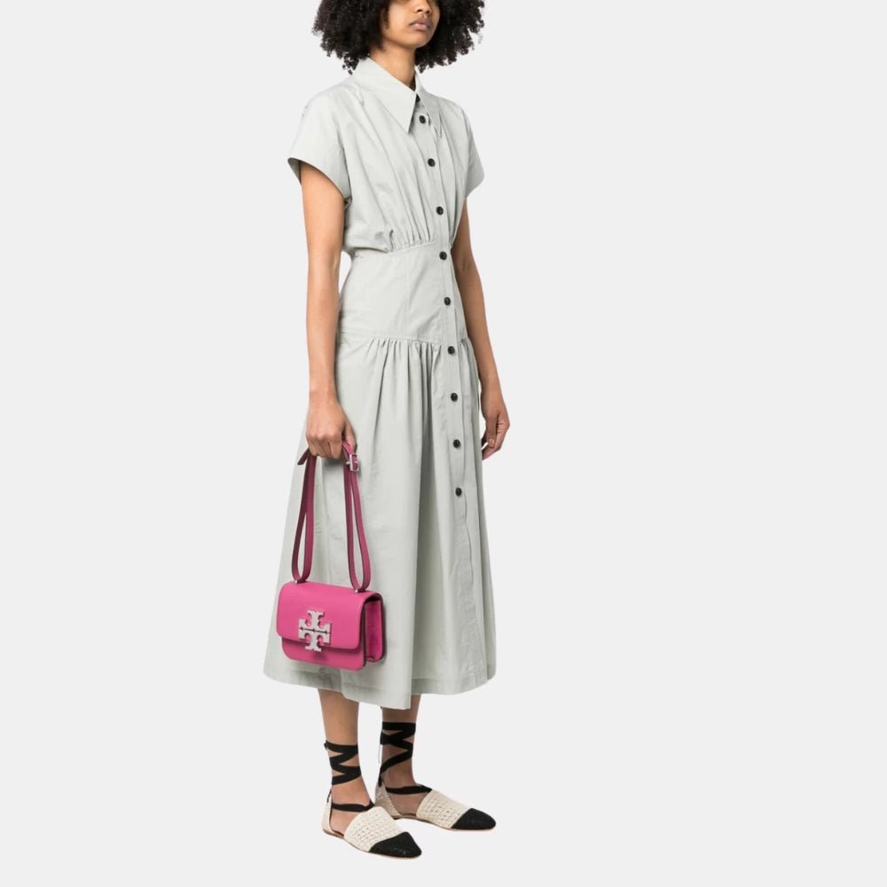 Tory Burch Small Eleanor Pebbled Bag (Fuchsia Pink) - DIVA ONLINE STORE