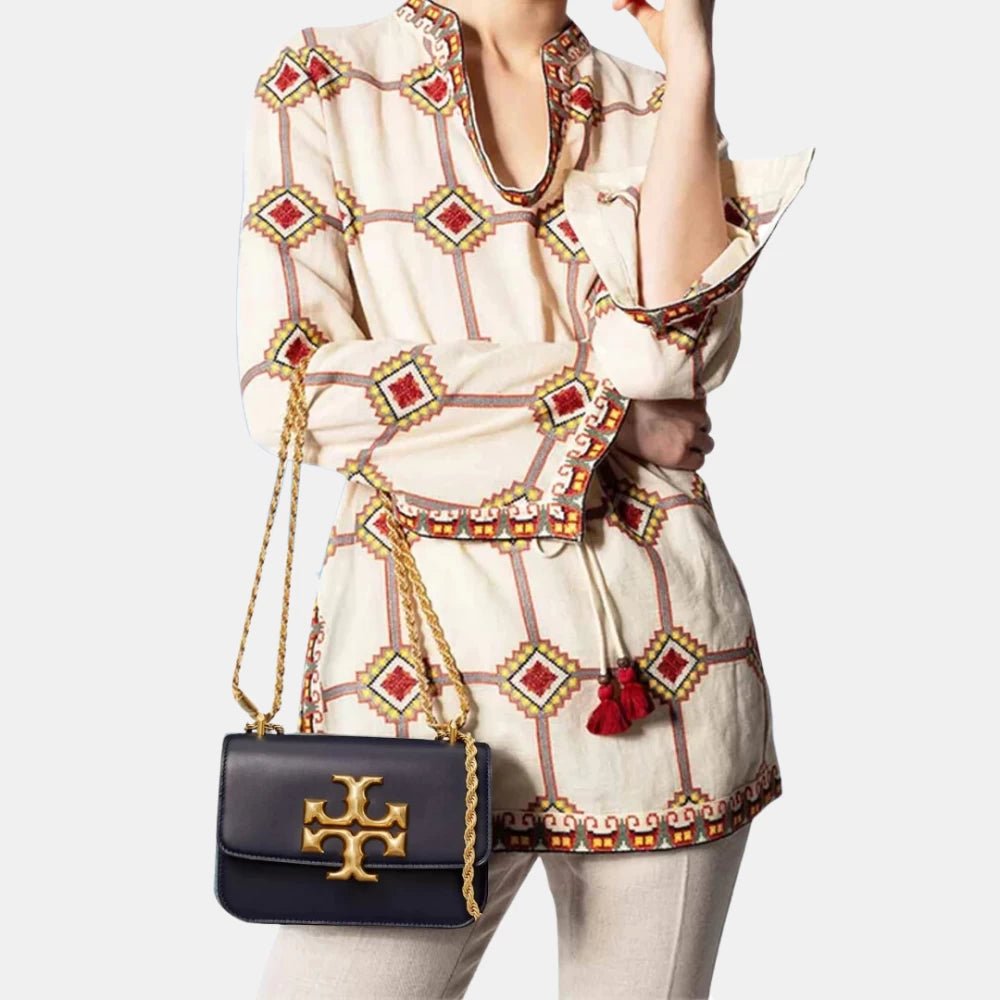 Tory Burch Small Eleanor Bag (Navy) - DIVA ONLINE STORE