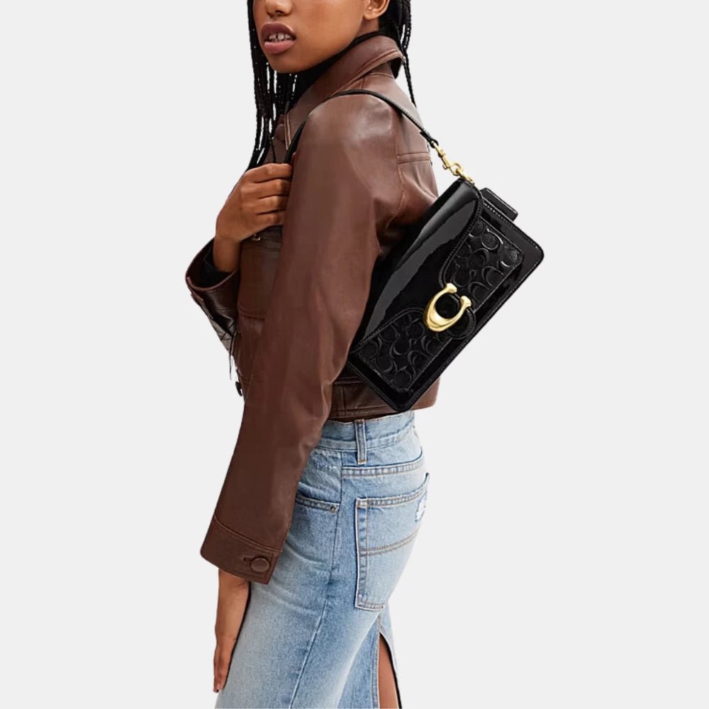 Coach Tabby 26 Shoulder Bag In Signature Patent Leather - DIVA ONLINE STORE