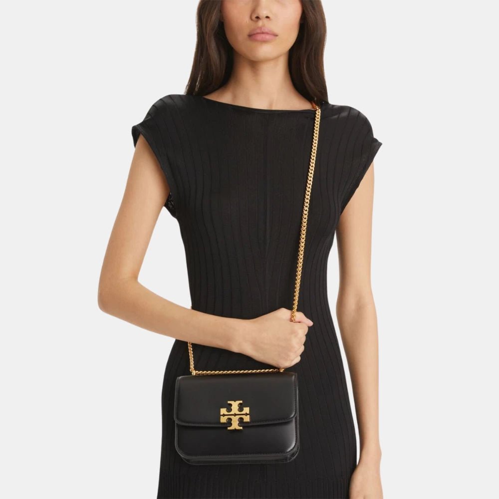 Tory Burch Small Eleanor Convertible Shoulder Bag (Black) - DIVA ONLINE STORE