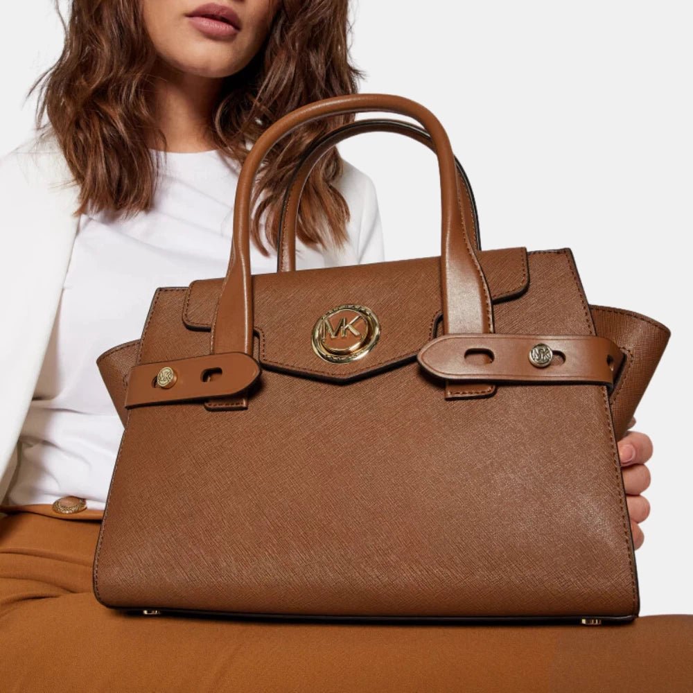 Michael Kors Carmen Satchel Bag (Brown) - DIVA ONLINE STORE