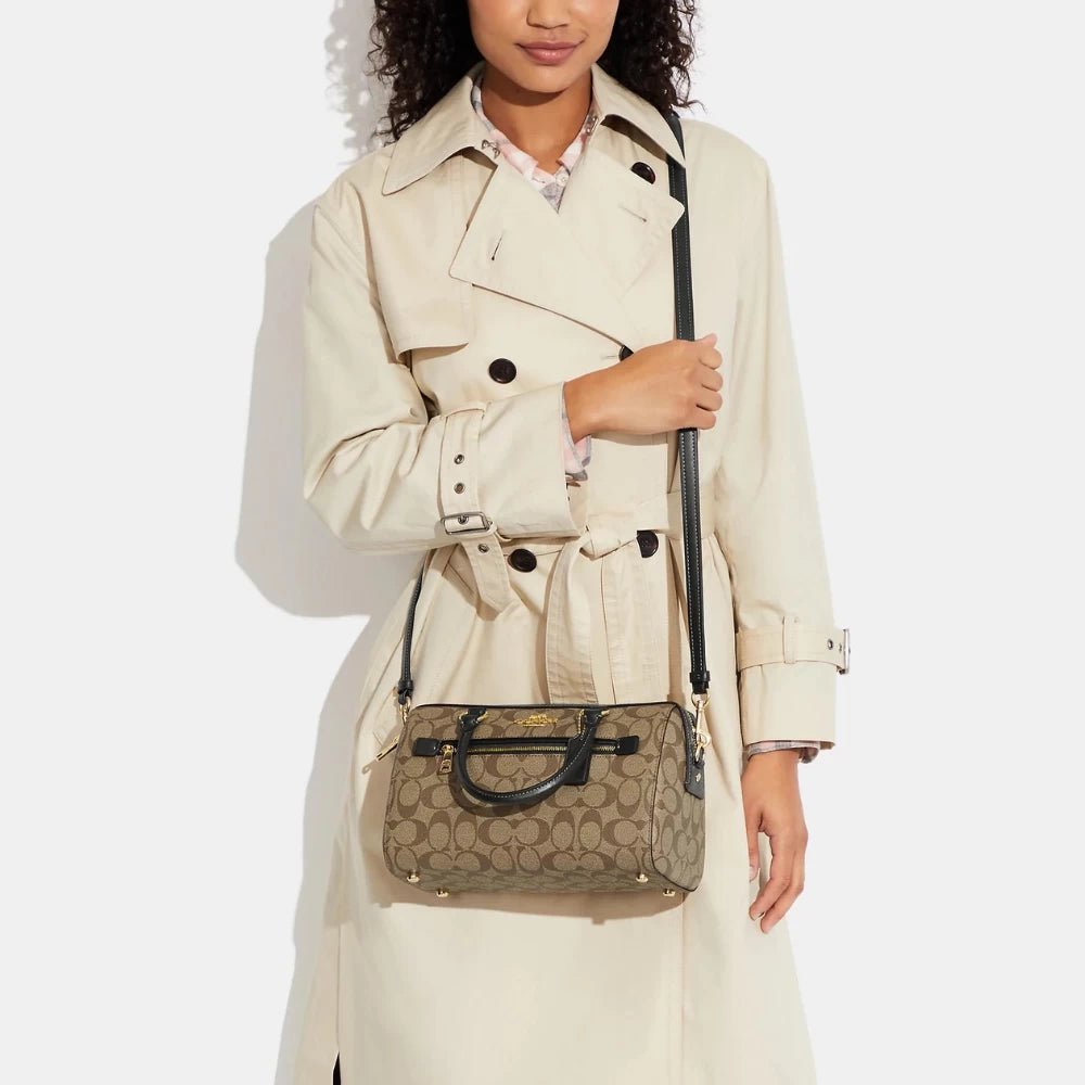 Coach Rowan Satchel In Signature Canvas - DIVA ONLINE STORE