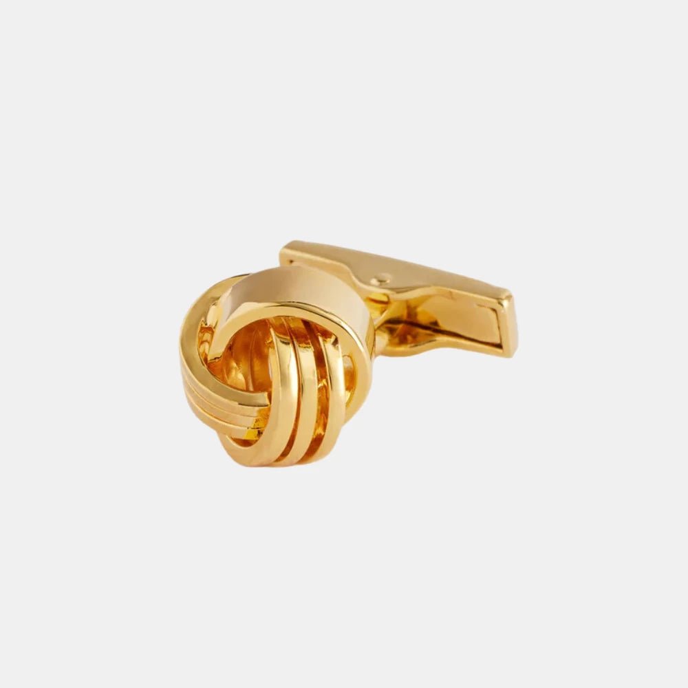 Ted Baker Knoted Knotted Cufflinks (Gold) - DIVA ONLINE STORE