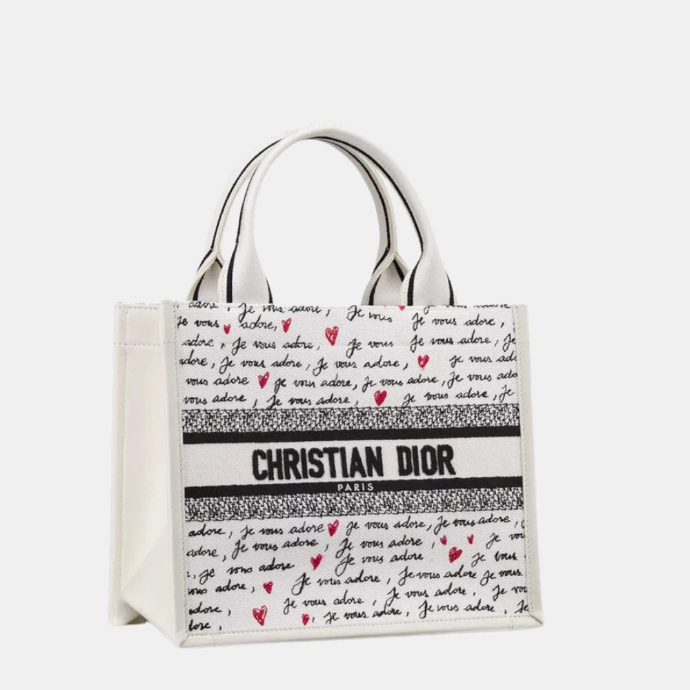 Dior Small Je Vous Adore Dioramour Book Tote Bag - DIVA ONLINE STORE