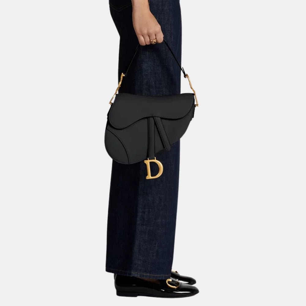 Dior Saddle Bag with Strap (Black) - DIVA ONLINE STORE