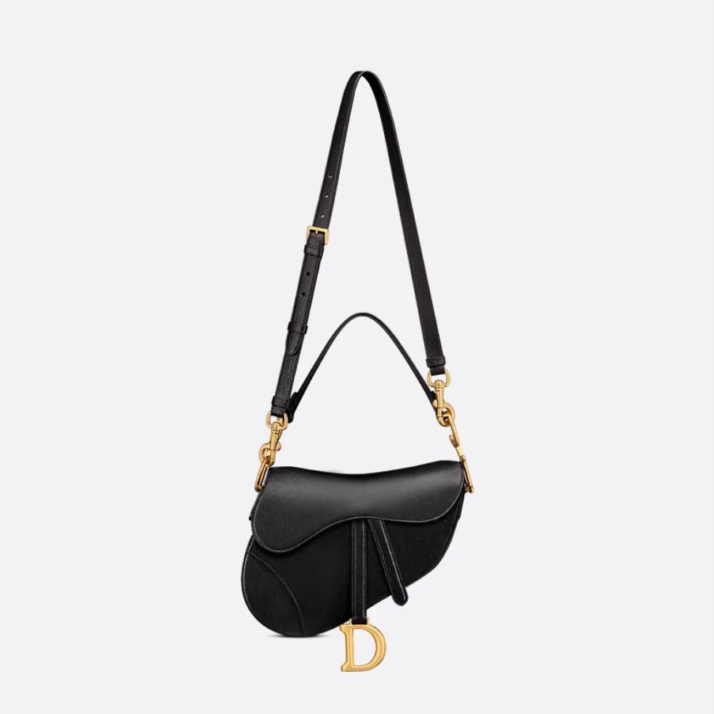 Dior Saddle Bag with Strap (Black) - DIVA ONLINE STORE