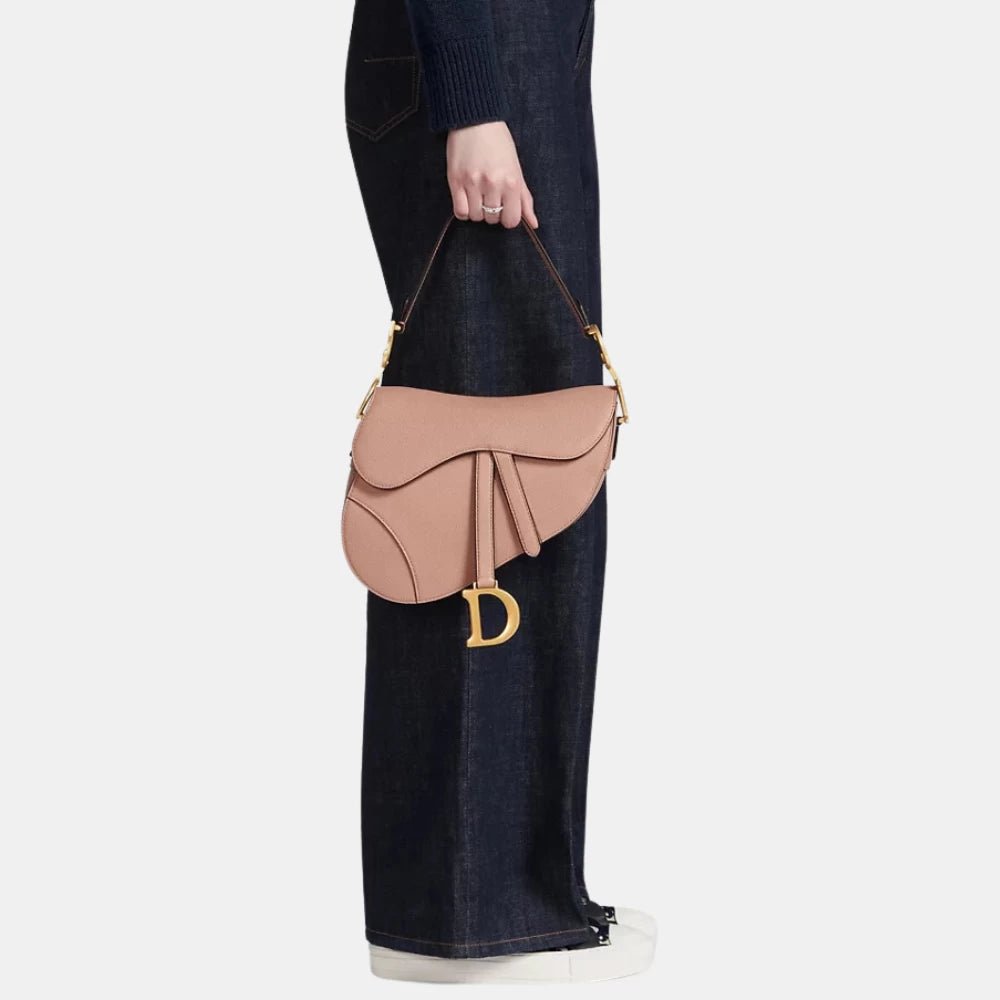 Dior Saddle Bag with Strap (Blush) - DIVA ONLINE STORE