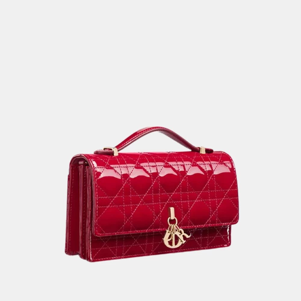 Dior My Dior Mini Bag (Cherry Red) - DIVA ONLINE STORE