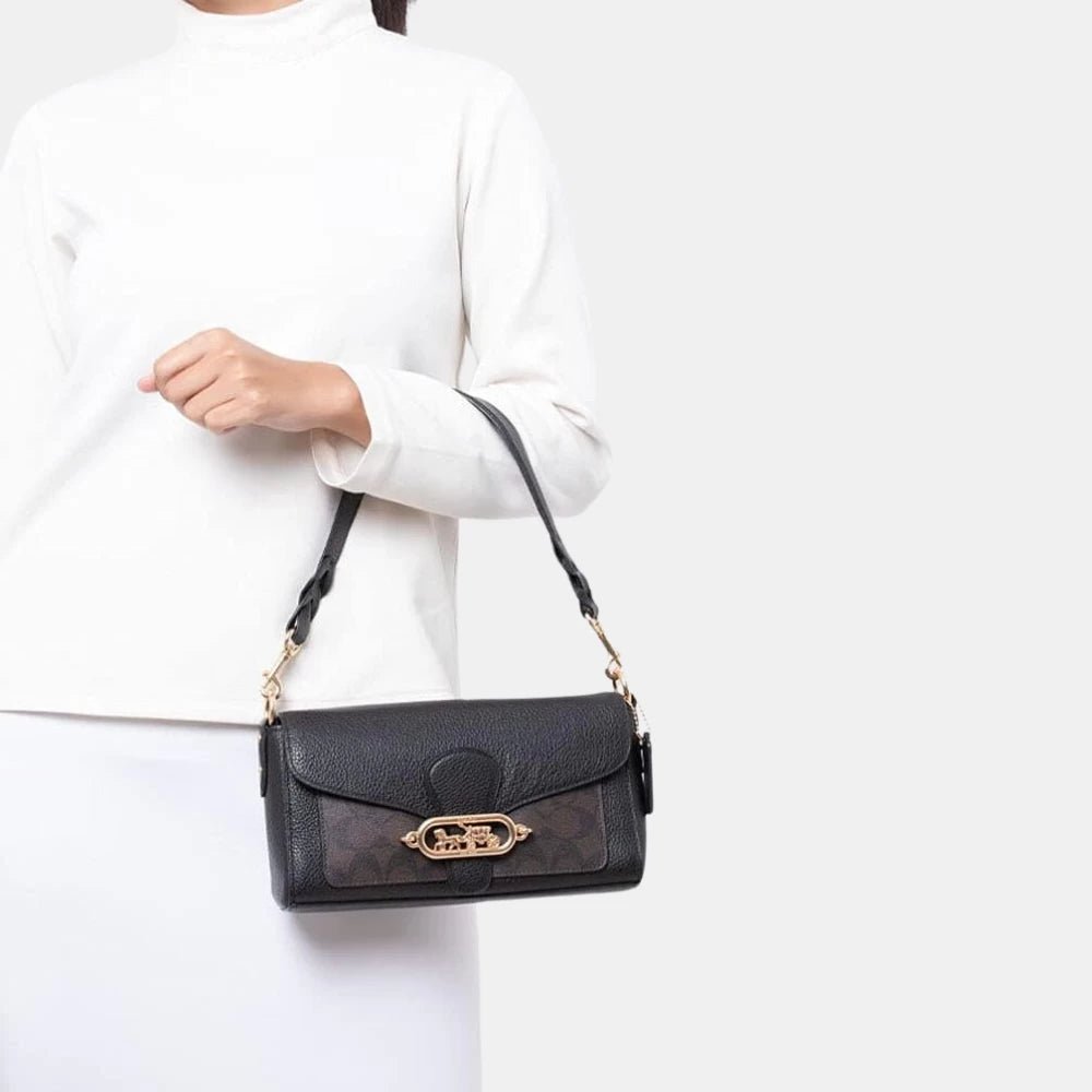 Coach Jade Shoulder Bag In Signature Canvas - DIVA ONLINE STORE