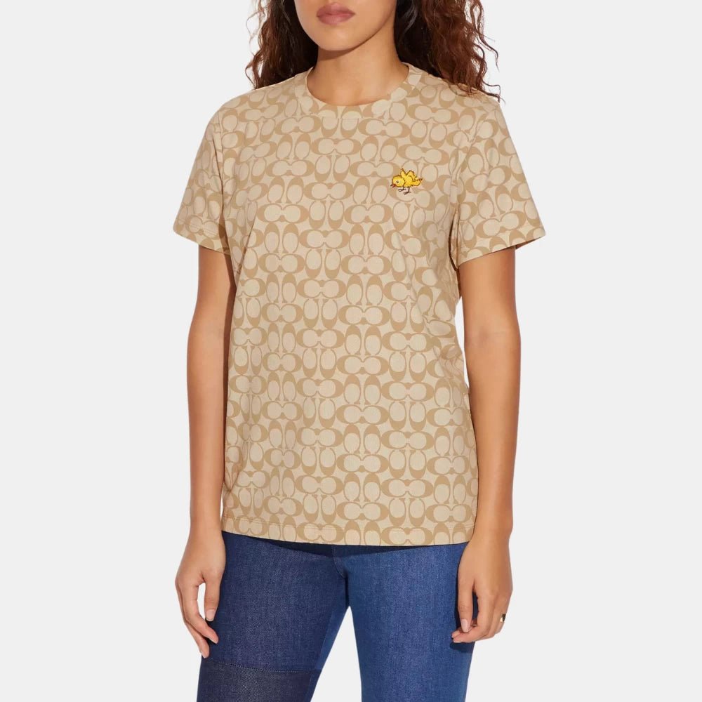 Coach Signature Creatures T Shirt In Organic Cotton - DIVA ONLINE STORE