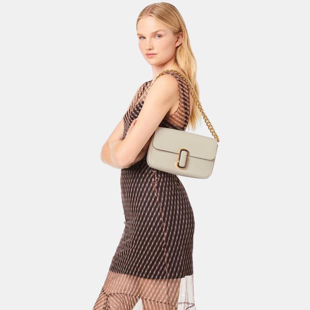 Marc Jacobs The J Marc Shoulder Bag (Cloud White) - DIVA ONLINE STORE