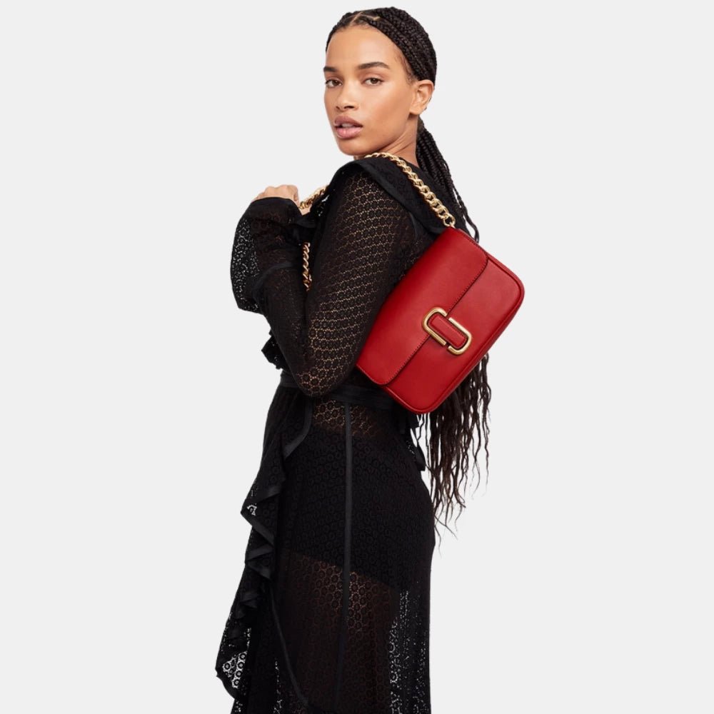 Marc Jacobs The J Marc Shoulder Bag (True Red) - DIVA ONLINE STORE