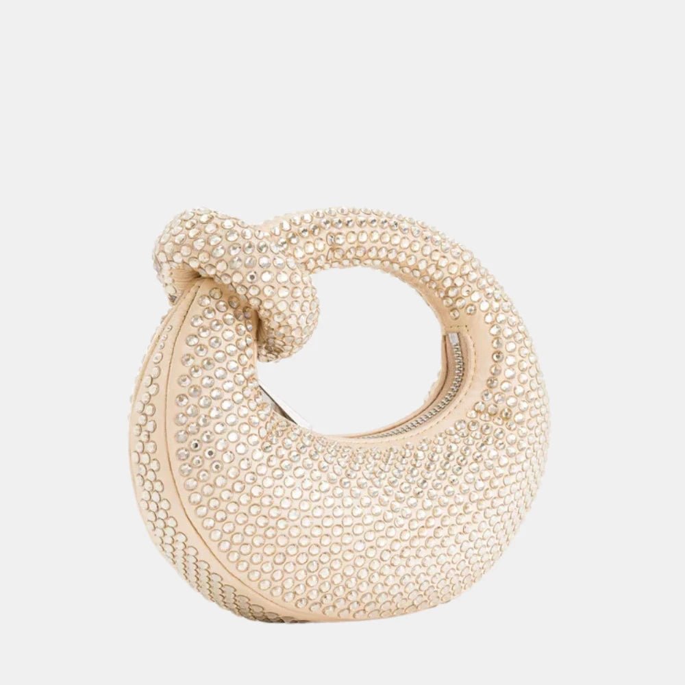 JW Pei Abacus Artificial Crystal Mini Top Handle Bag - DIVA ONLINE STORE