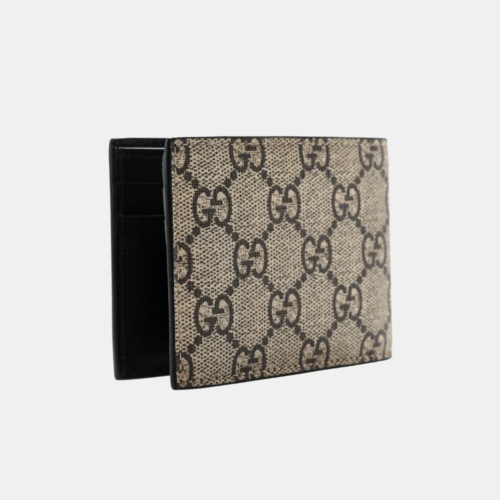 Gucci GG Supreme Canvas Tiger Bifold Wallet - DIVA ONLINE STORE