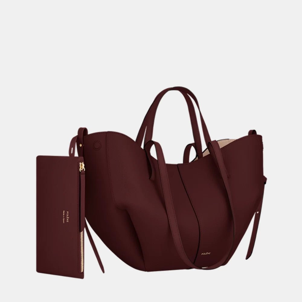 Polène Cyme Mini Edition Textured Black Cherry - DIVA ONLINE STORE