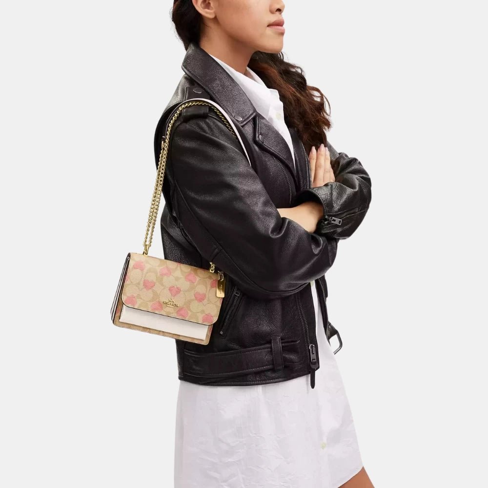 Coach Mini Klare Crossbody In Signature Canvas With Heart Print - DIVA ONLINE STORE