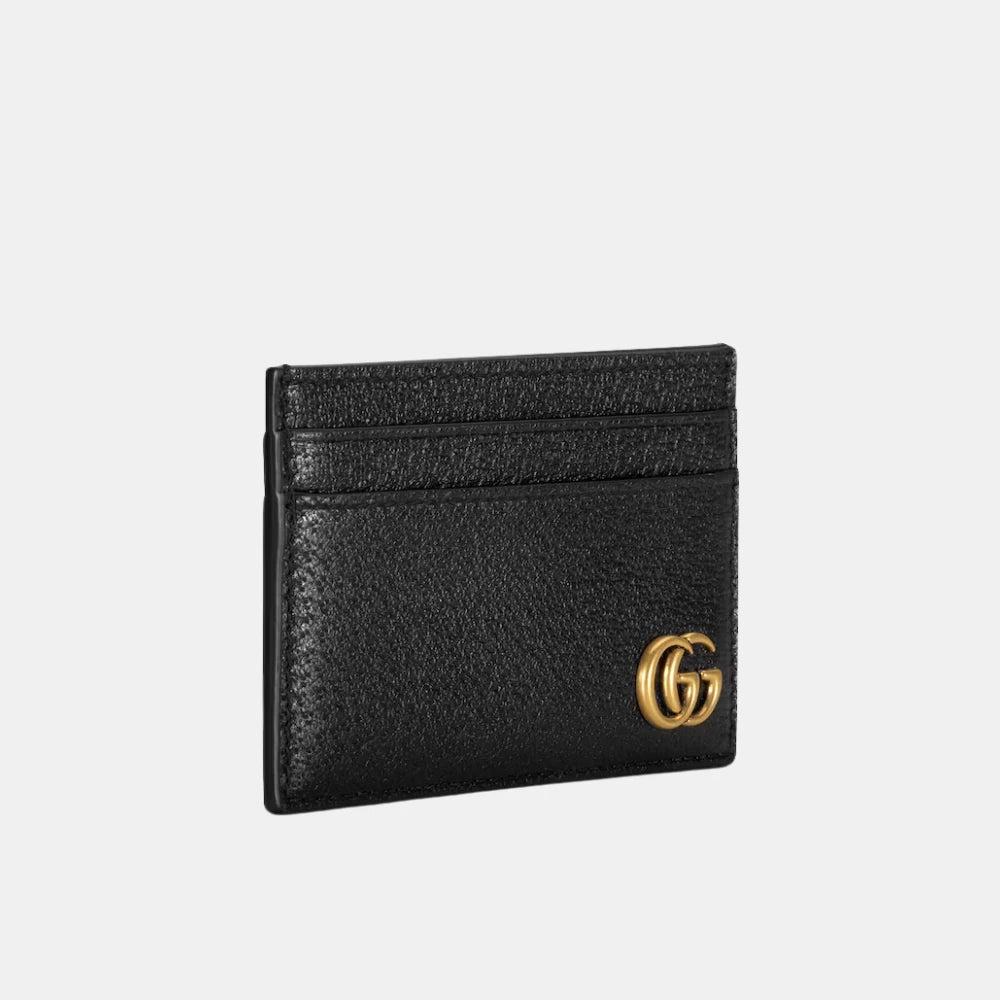 Gucci GG Marmont Card Case (Black) - DIVA ONLINE STORE