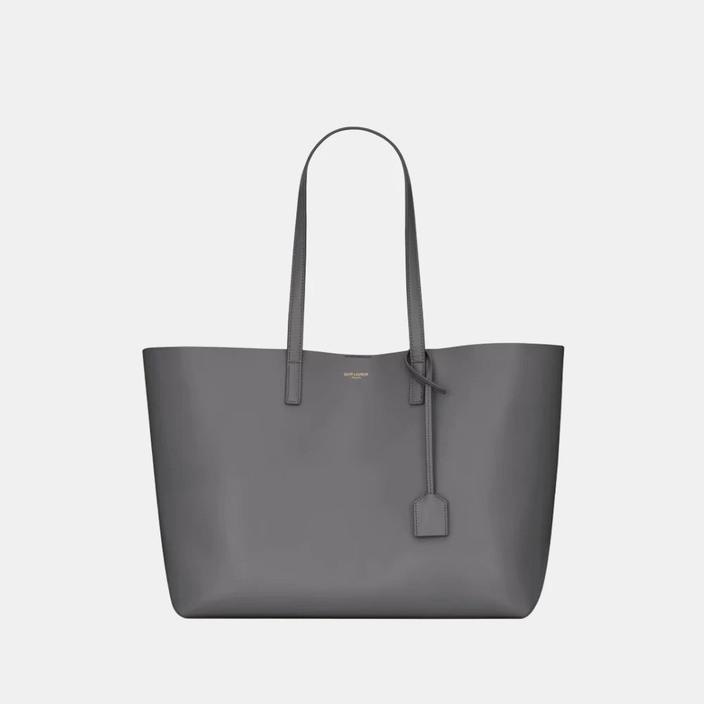 Saint Laurent Shopping Leather Bag (Storm) - DIVA ONLINE STORE