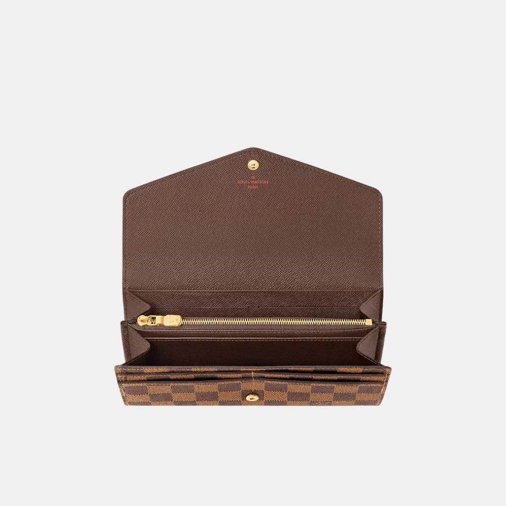 Louis Vuitton Sarah Wallet (Damier Ebene Canvas) - DIVA ONLINE STORE