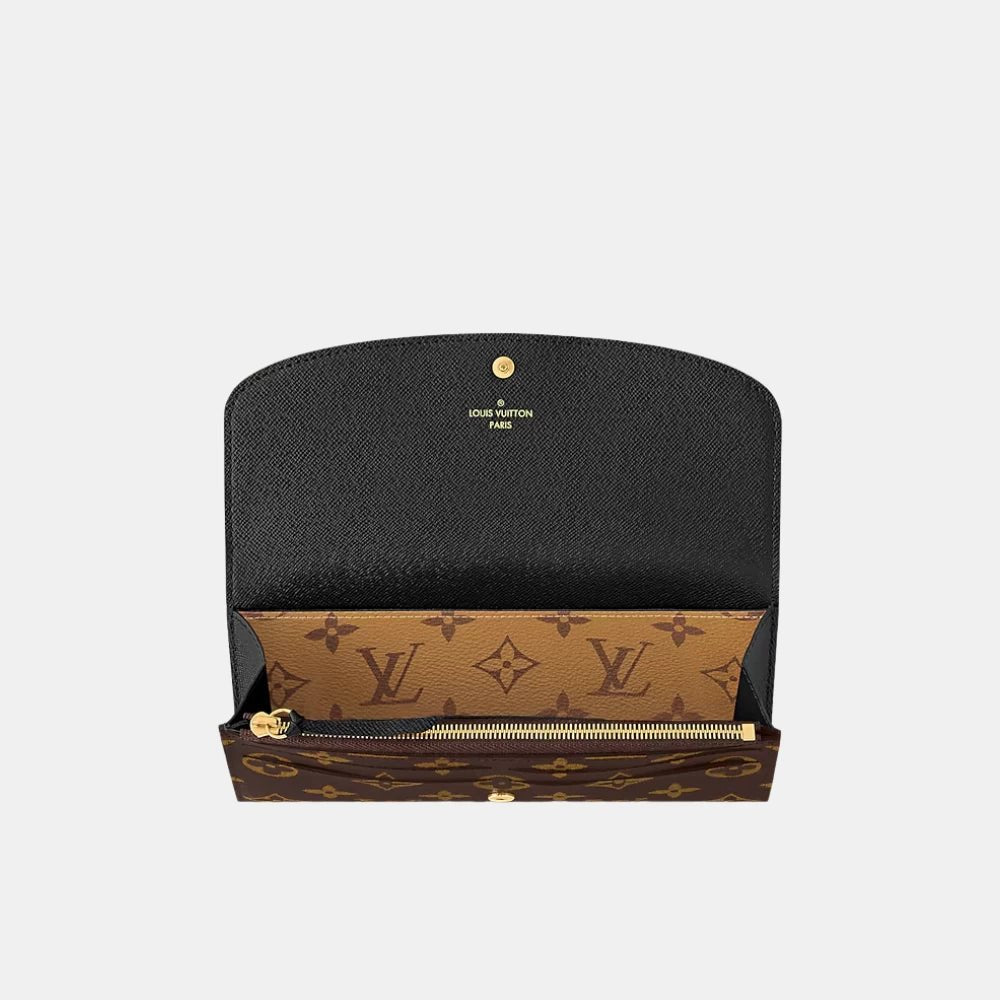 Louis Vuitton Emilie Wallet (Monogram Reverse Canvas) - DIVA ONLINE STORE