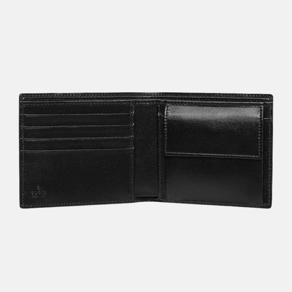 Gucci GG Marmont Bi - Fold Wallet (Black/Silver) - DIVA ONLINE STORE