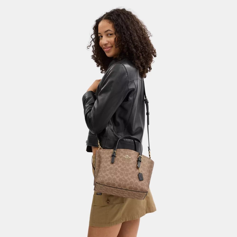 Coach Mollie 25 Tote Bag In Signature Canvas - DIVA ONLINE STORE