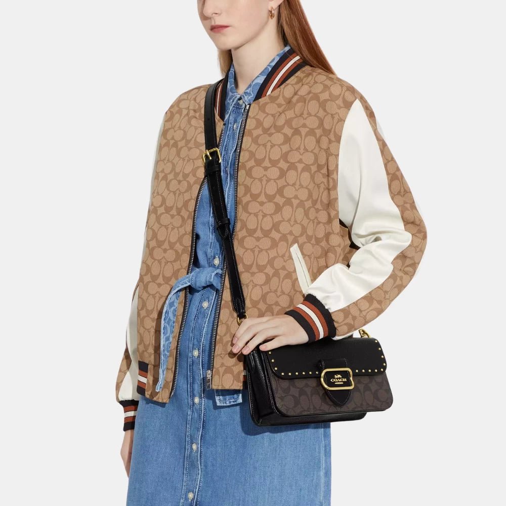 Coach Morgan Shoulder Bag In Colorblock Signature Canvas - DIVA ONLINE STORE
