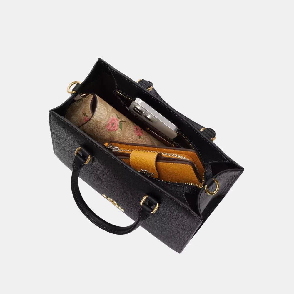 Coach Maggie Small Tote Bag (Dark Stone) - DIVA ONLINE STORE