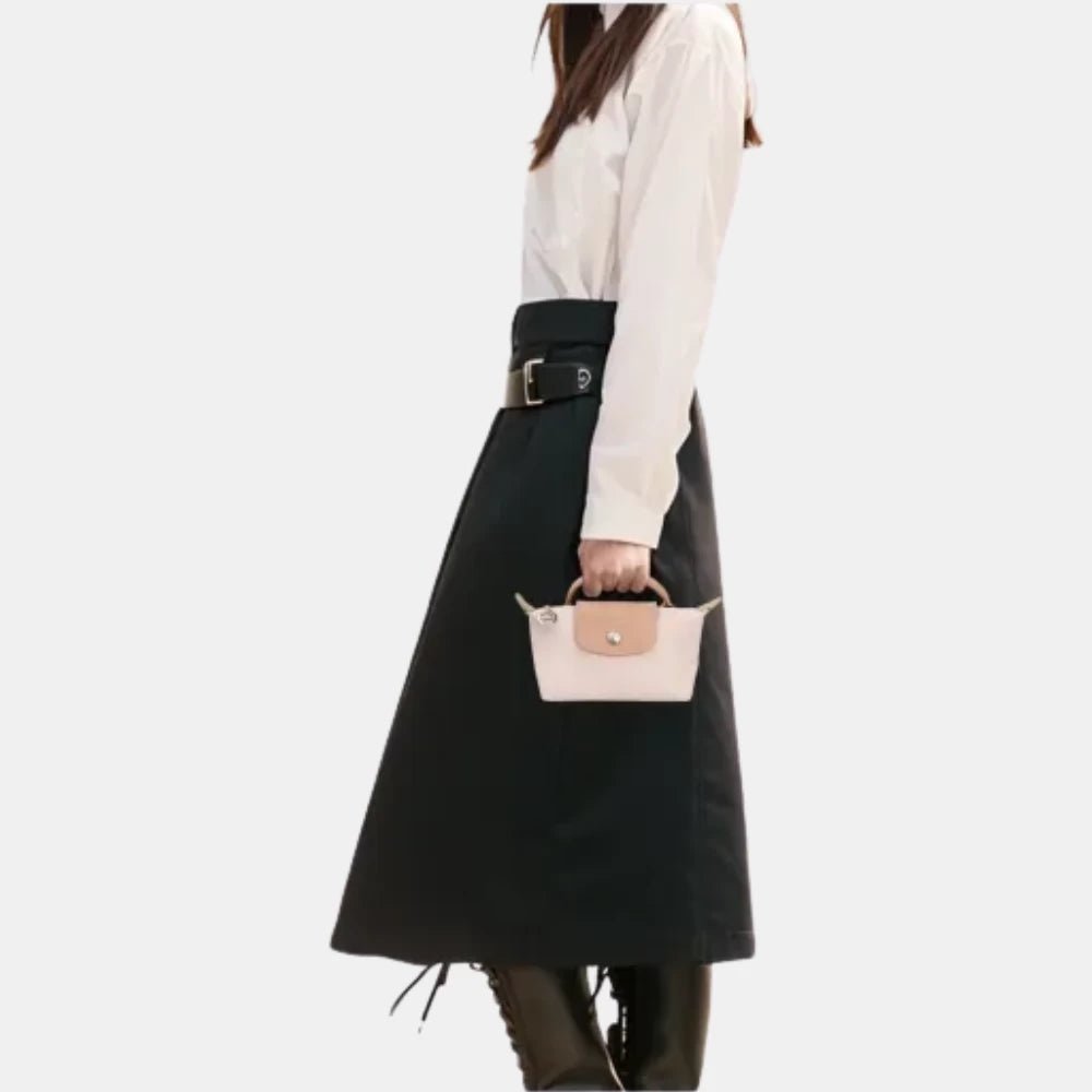 Longchamp Le Pliage Green Pouch With Handle - DIVA ONLINE STORE