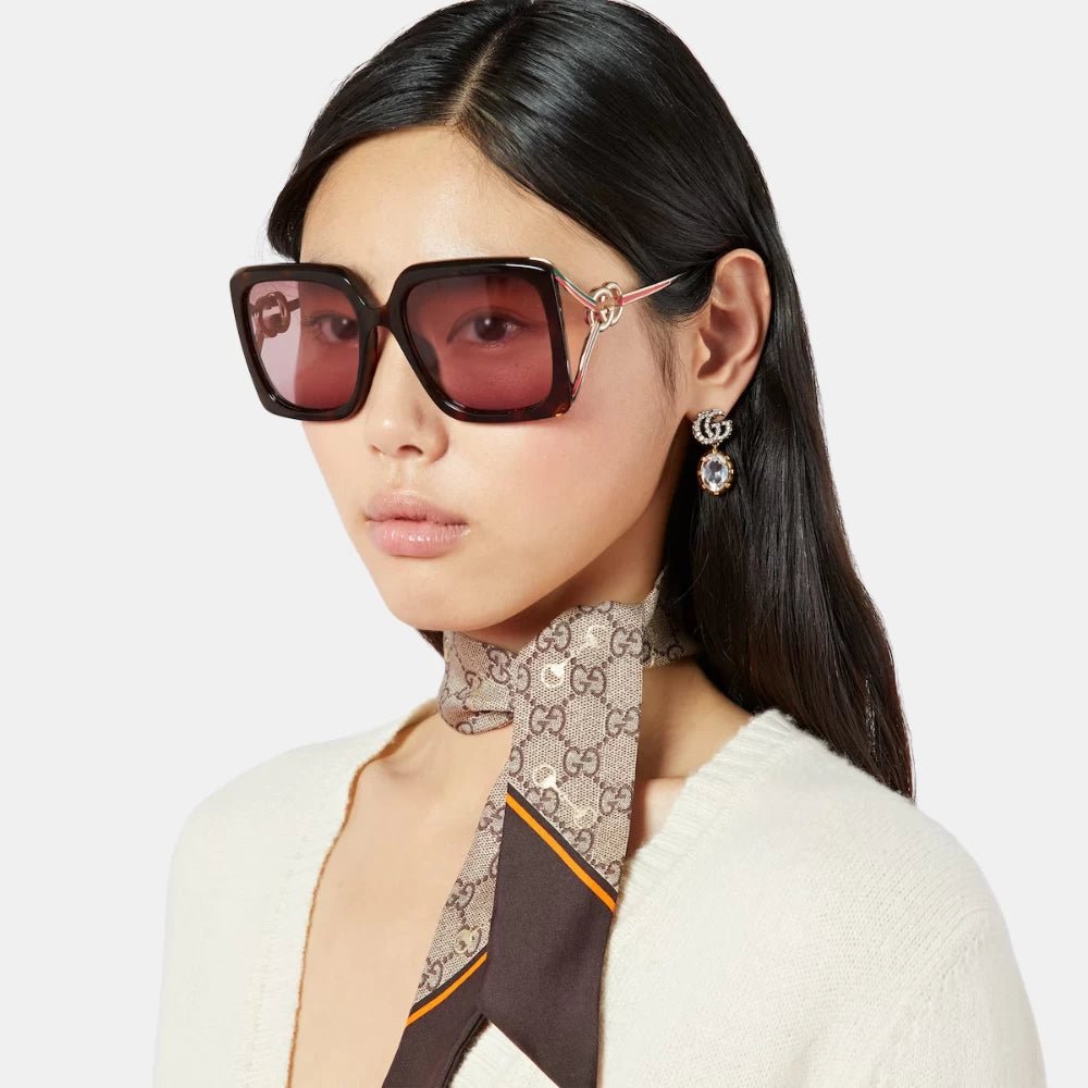 Gucci GG Marmont Crystal Earrings - DIVA ONLINE STORE