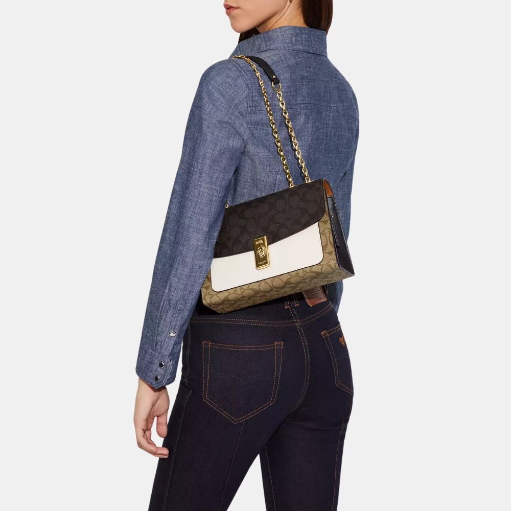 Coach Lane Shoulder Bag In Colorblock Signature Canvas - DIVA ONLINE STORE