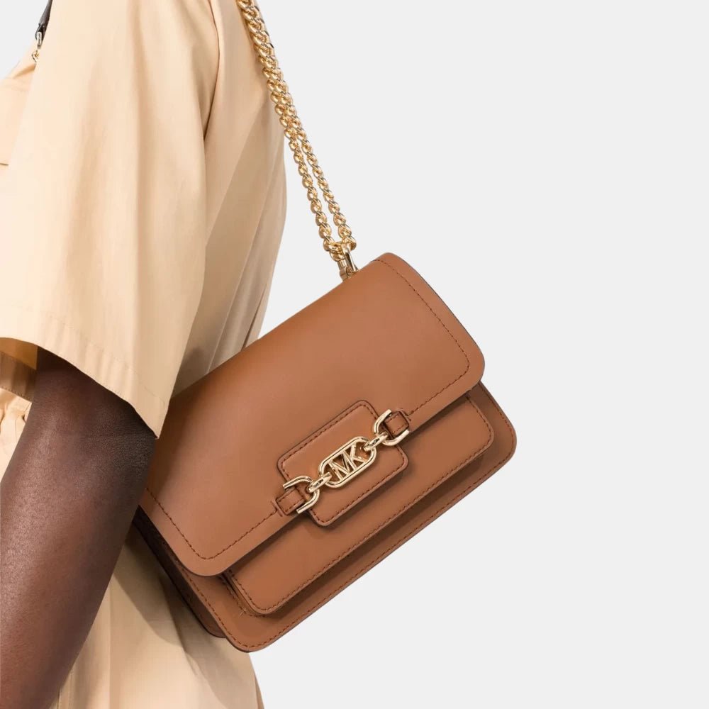 Michael Kors Heather Large Leather Shoulder Bag - DIVA ONLINE STORE