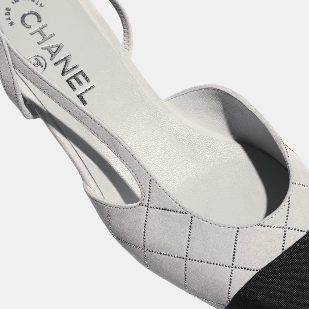 Chanel Gray Slingbacks - DIVA ONLINE STORE