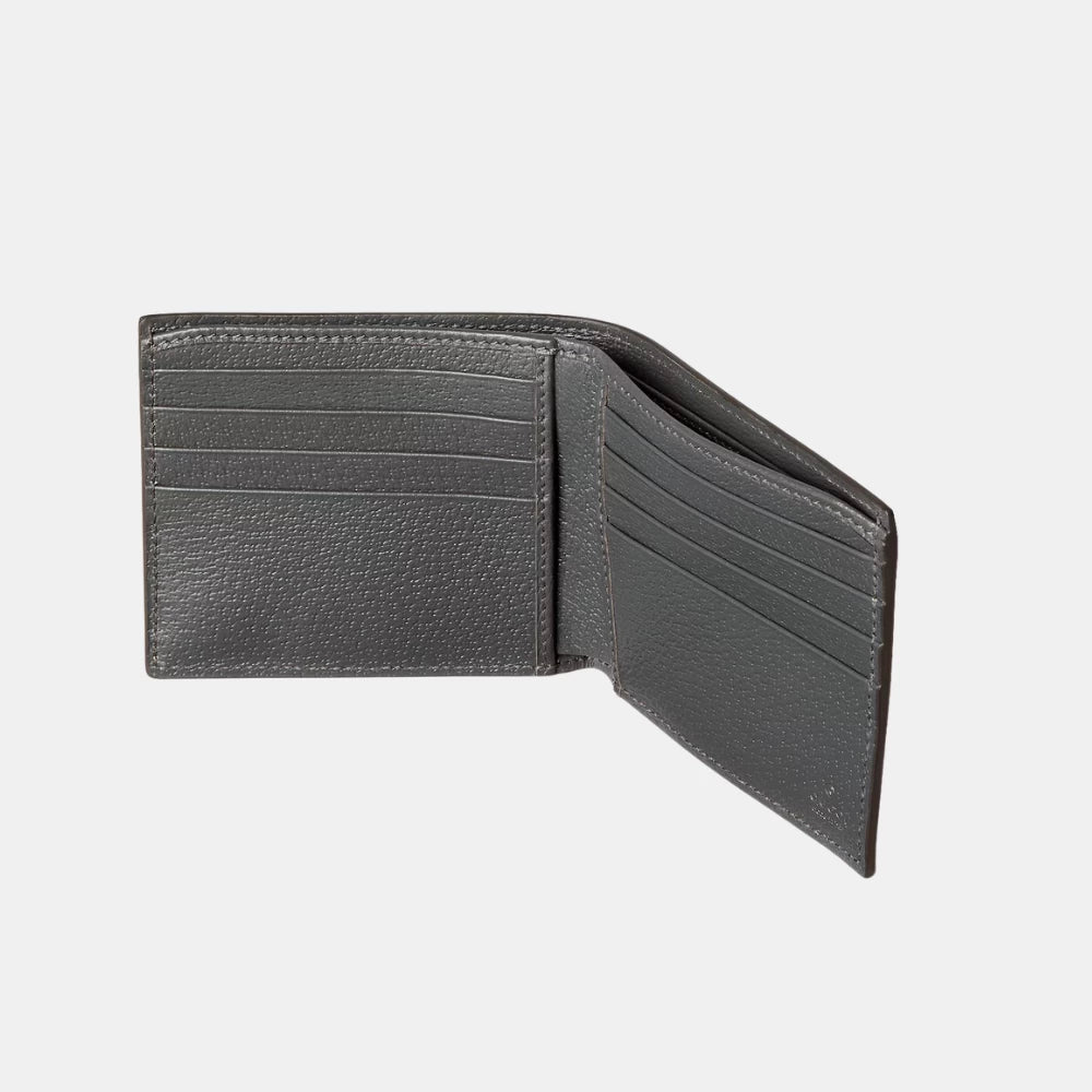 Gucci Grey Interior GG Bi - Fold Wallet - DIVA ONLINE STORE