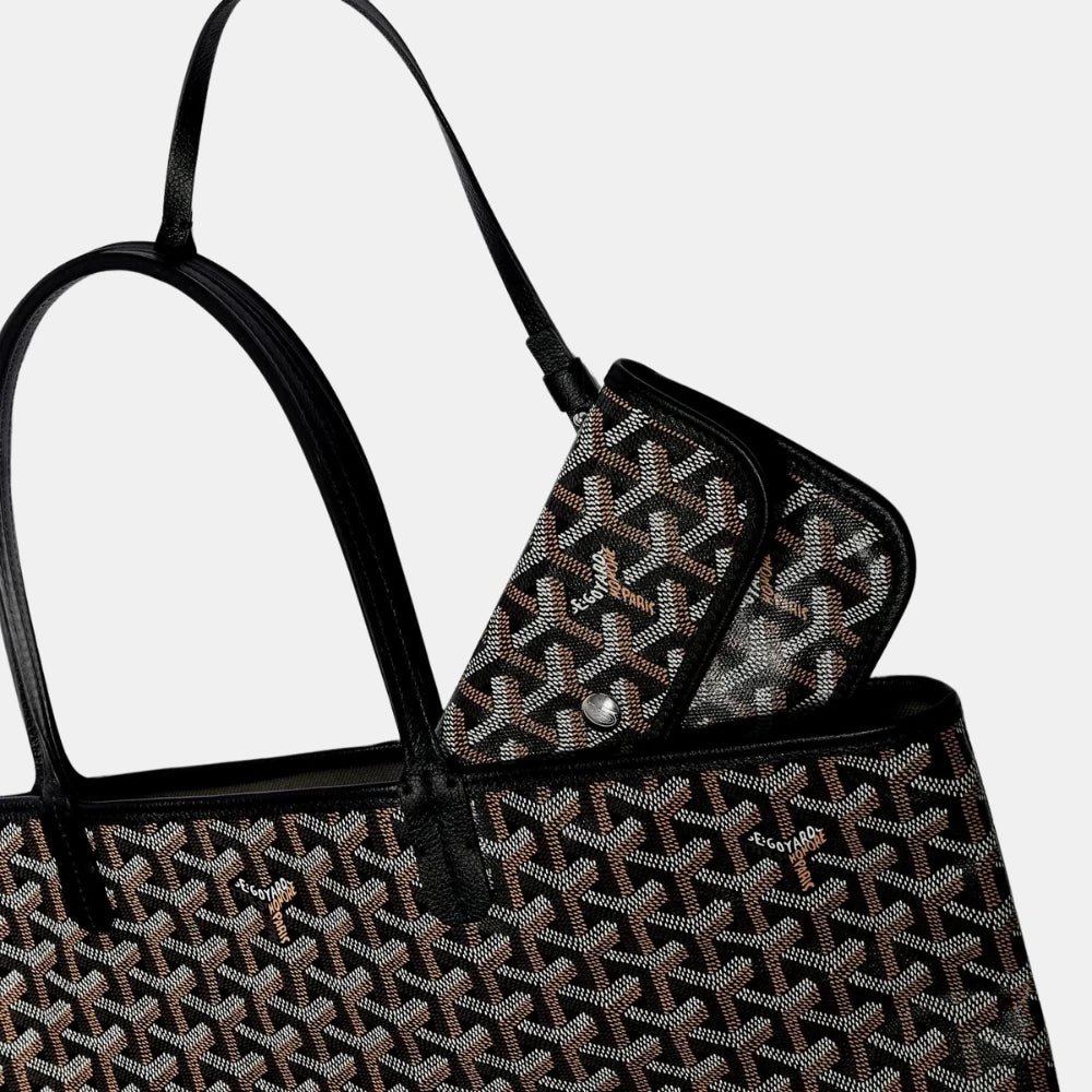 Goyard Saint Louis PM Bag (Black) - DIVA ONLINE STORE