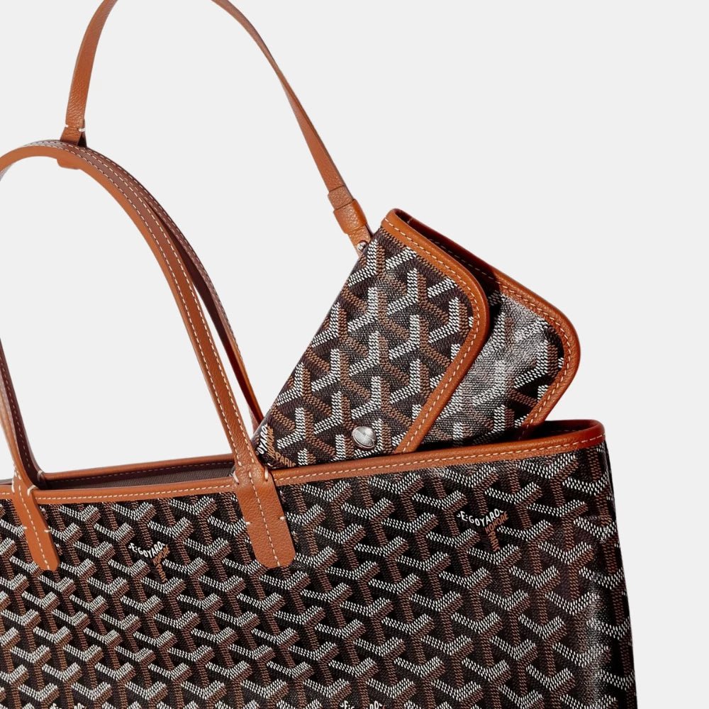 Goyard Saint Louis PM Bag (Black & Tan) - DIVA ONLINE STORE