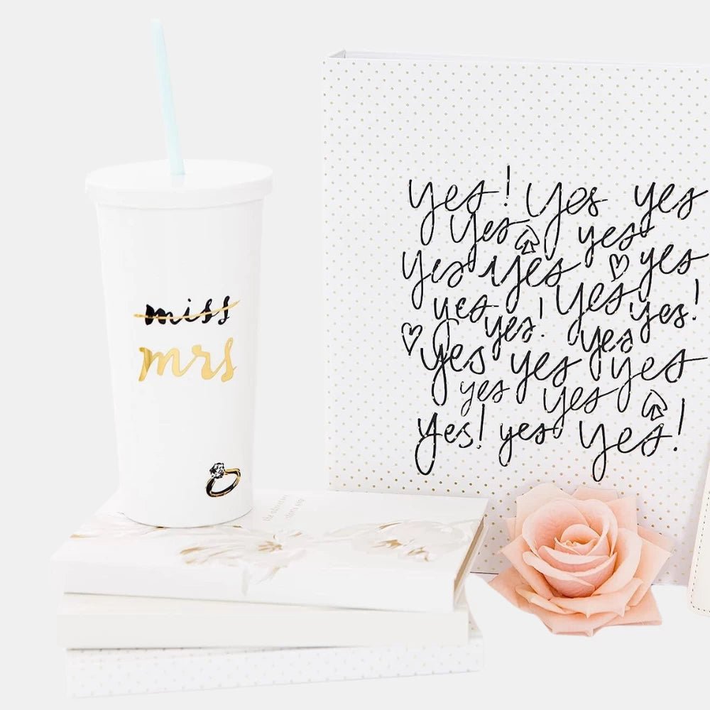 Kate Spade Bridal Insulated Tumbler (White) - DIVA ONLINE STORE