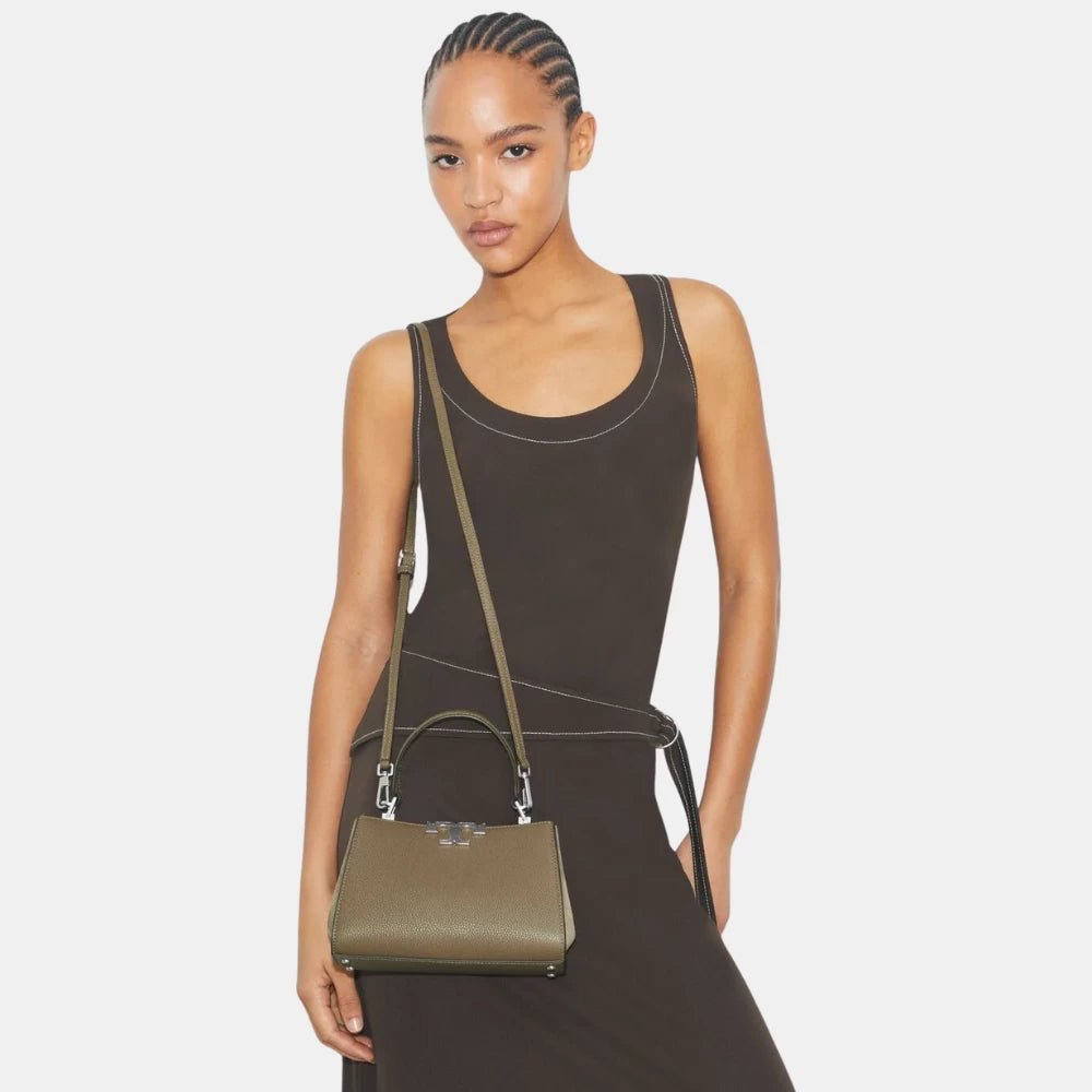 Tory Burch Eleanor Satchel Bag (Wild Mushroom) - DIVA ONLINE STORE