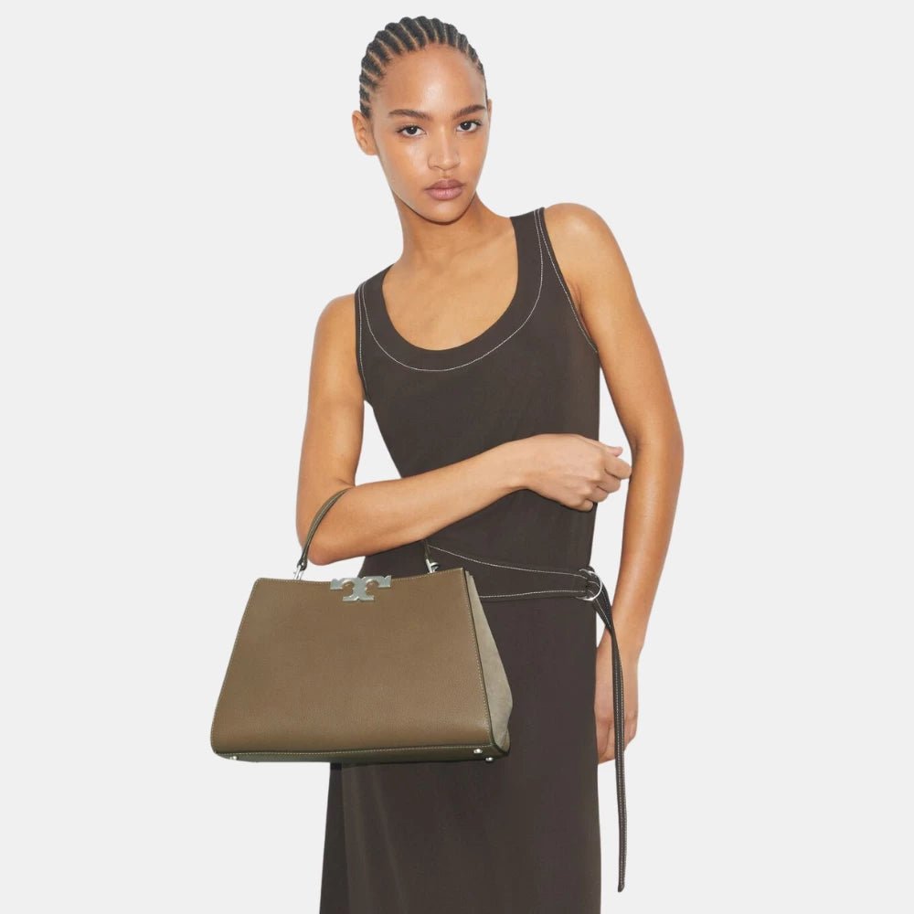 Tory Burch Eleanor Satchel Bag (Wild Mushroom) - DIVA ONLINE STORE
