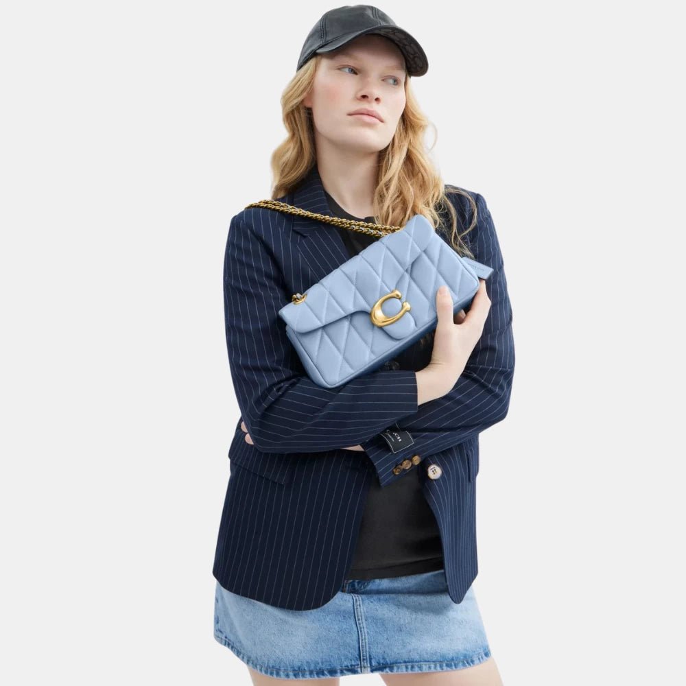 Coach Quilted Tabby Shoulder Bag (Bluebell) - DIVA ONLINE STORE