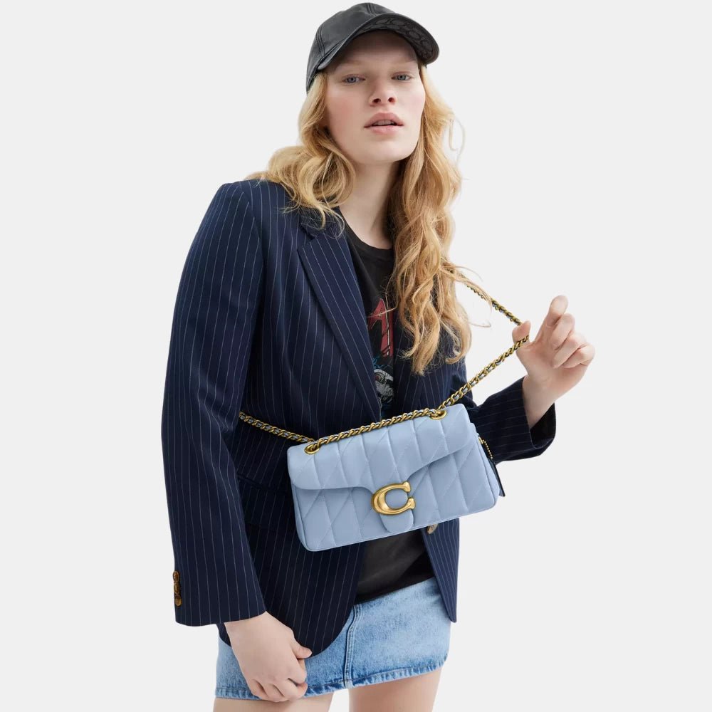 Coach Quilted Tabby Shoulder Bag (Bluebell) - DIVA ONLINE STORE