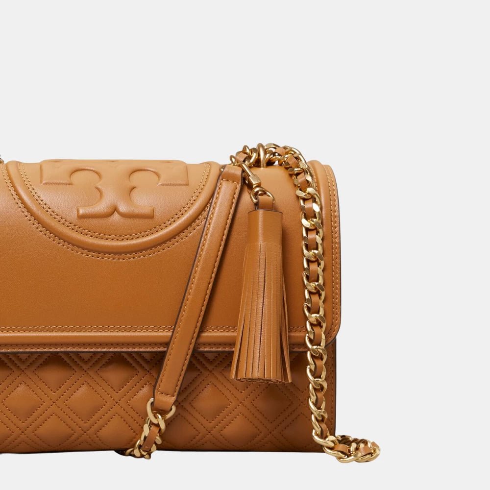 Tory Burch Fleming Convertible Shoulder Bag (Kobicha) - DIVA ONLINE STORE