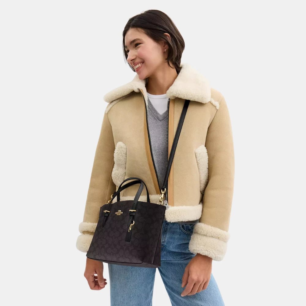 Coach Mollie 25 Tote Bag In Signature Canvas - DIVA ONLINE STORE