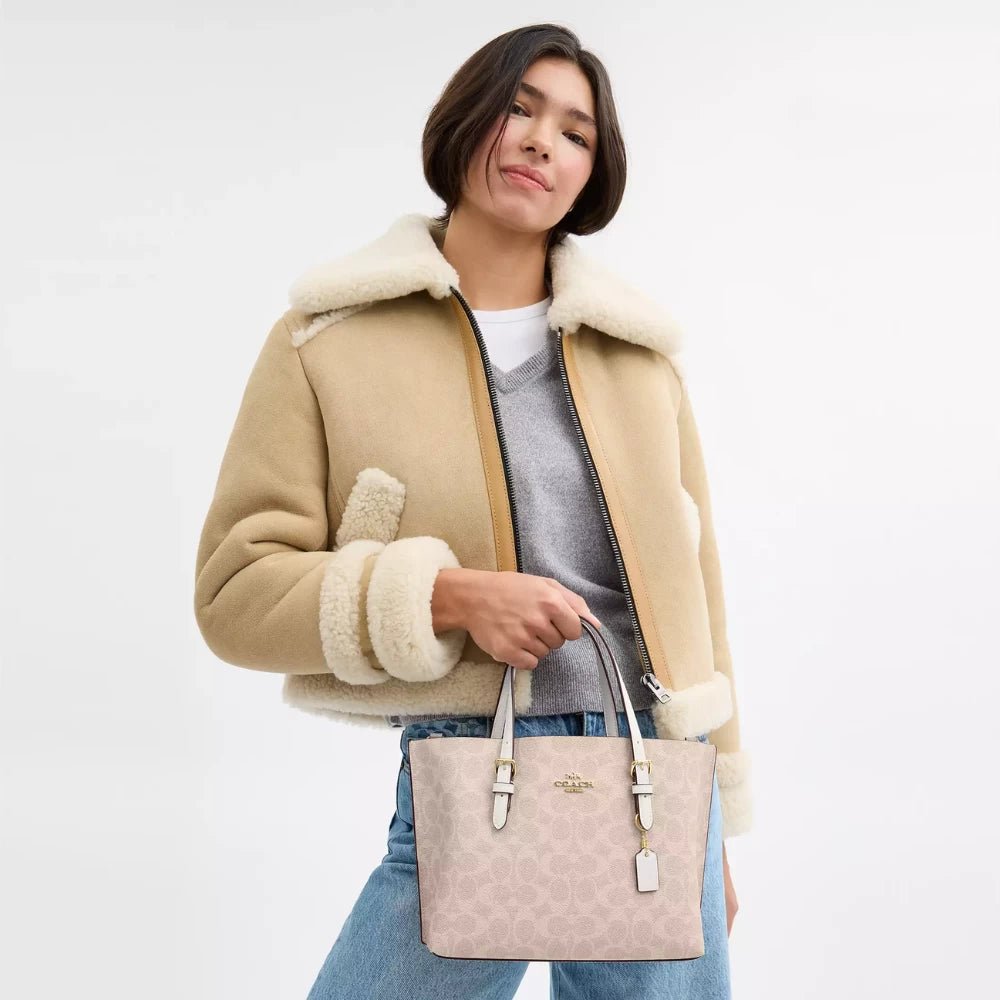 Coach Mollie 25 Tote Bag In Signature Canvas - DIVA ONLINE STORE