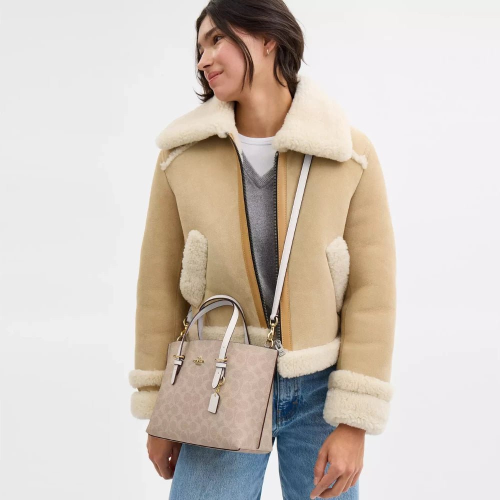 Coach Mollie 25 Tote Bag In Signature Canvas - DIVA ONLINE STORE