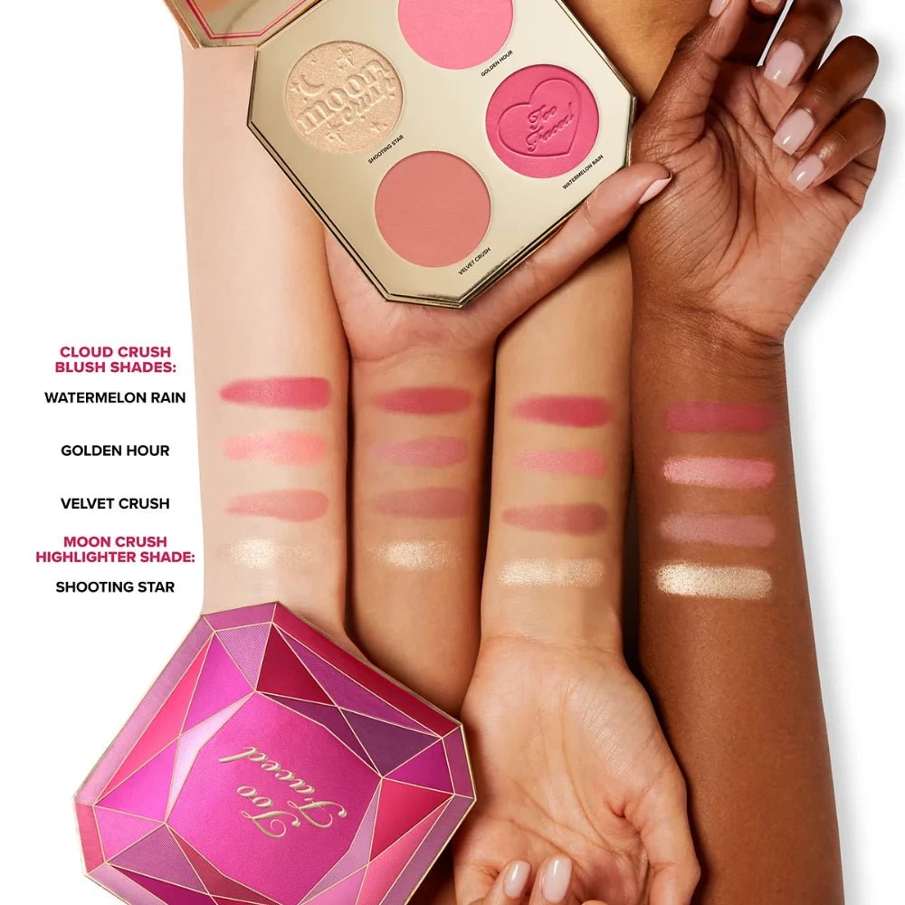 Too Faced Jewel Crush Blush & Highlighter Face Palette - DIVA ONLINE STORE
