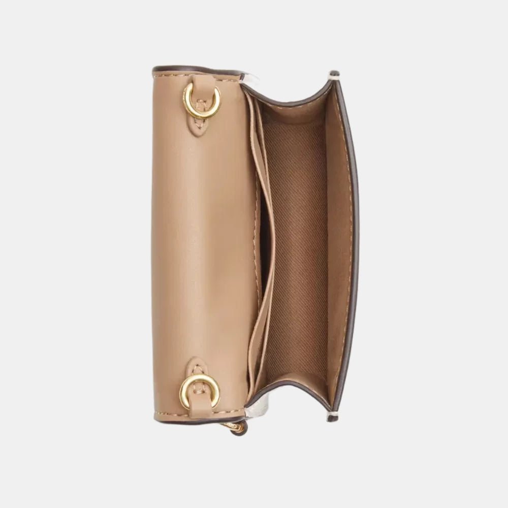 Coach Mini Wallet On A Chain In Signature Canvas With Heart Print - DIVA ONLINE STORE