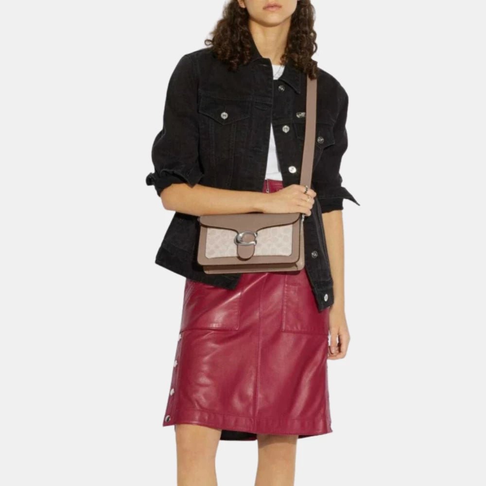 Coach Tabby 26 Shoulder Bag In Signature Canvas (Sand/Taupe) - DIVA ONLINE STORE